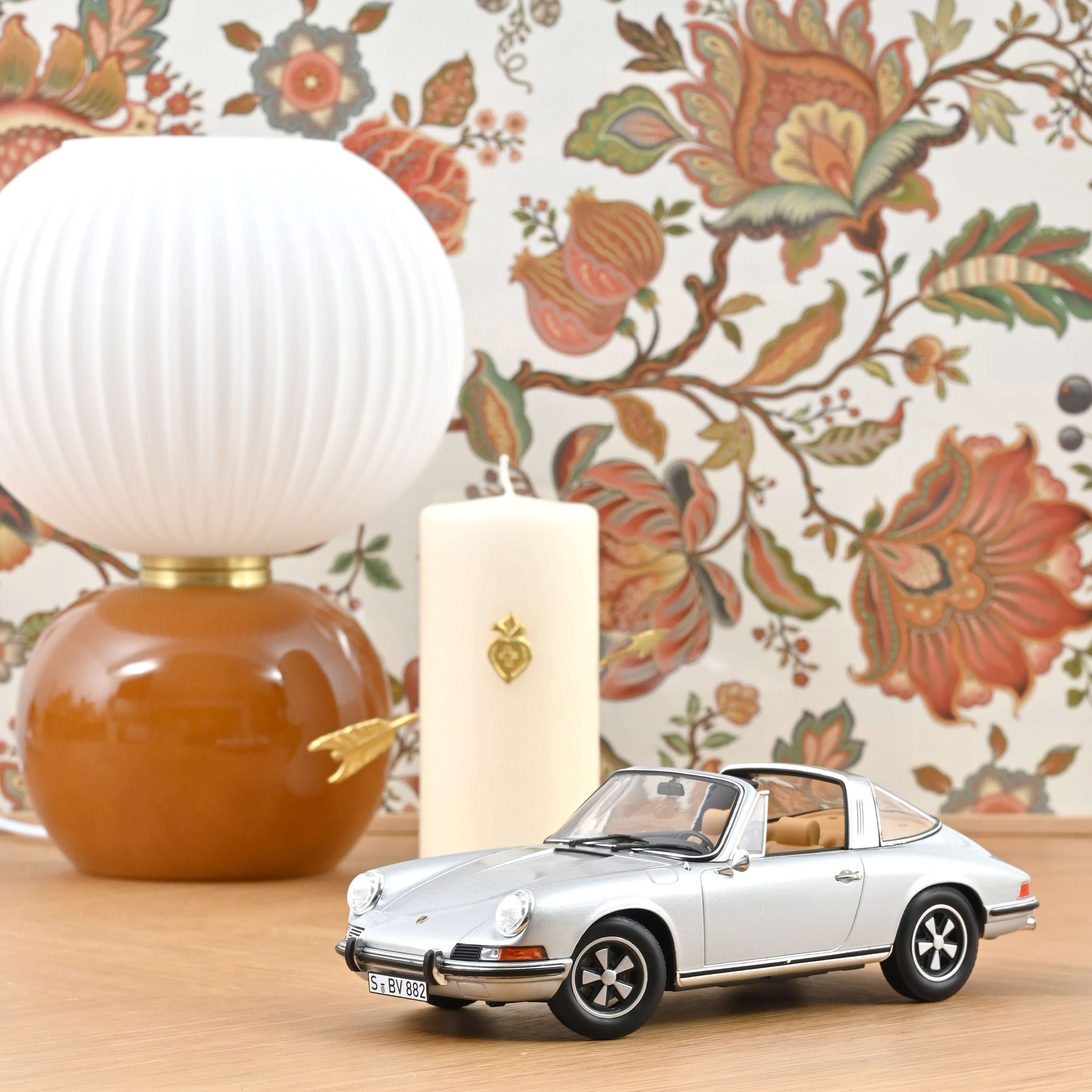Porsche 911 E Targa 1969 silver 1:18 - 400pcs – Norev