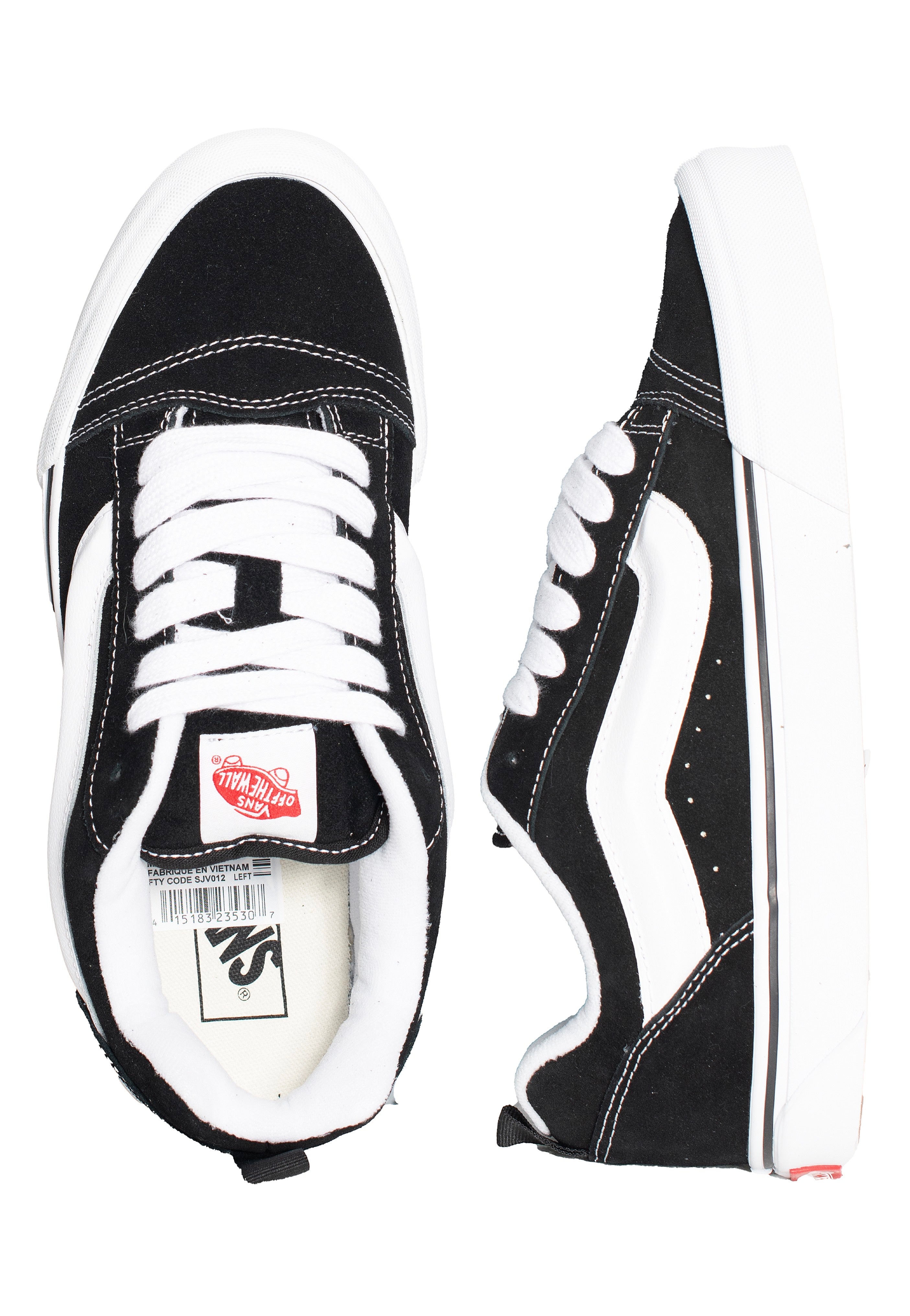スケートボード Vans Knu Skool Black/True White 11.0 Vans - Knu