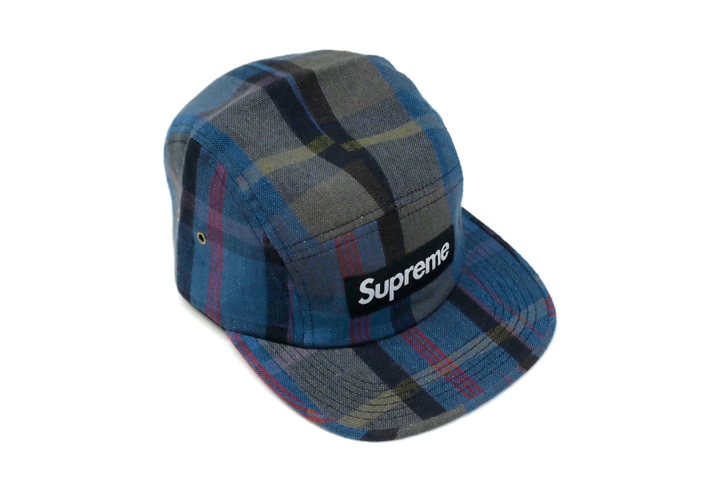 Supreme - Plaid Linen Camp Cap - ParkSIDER