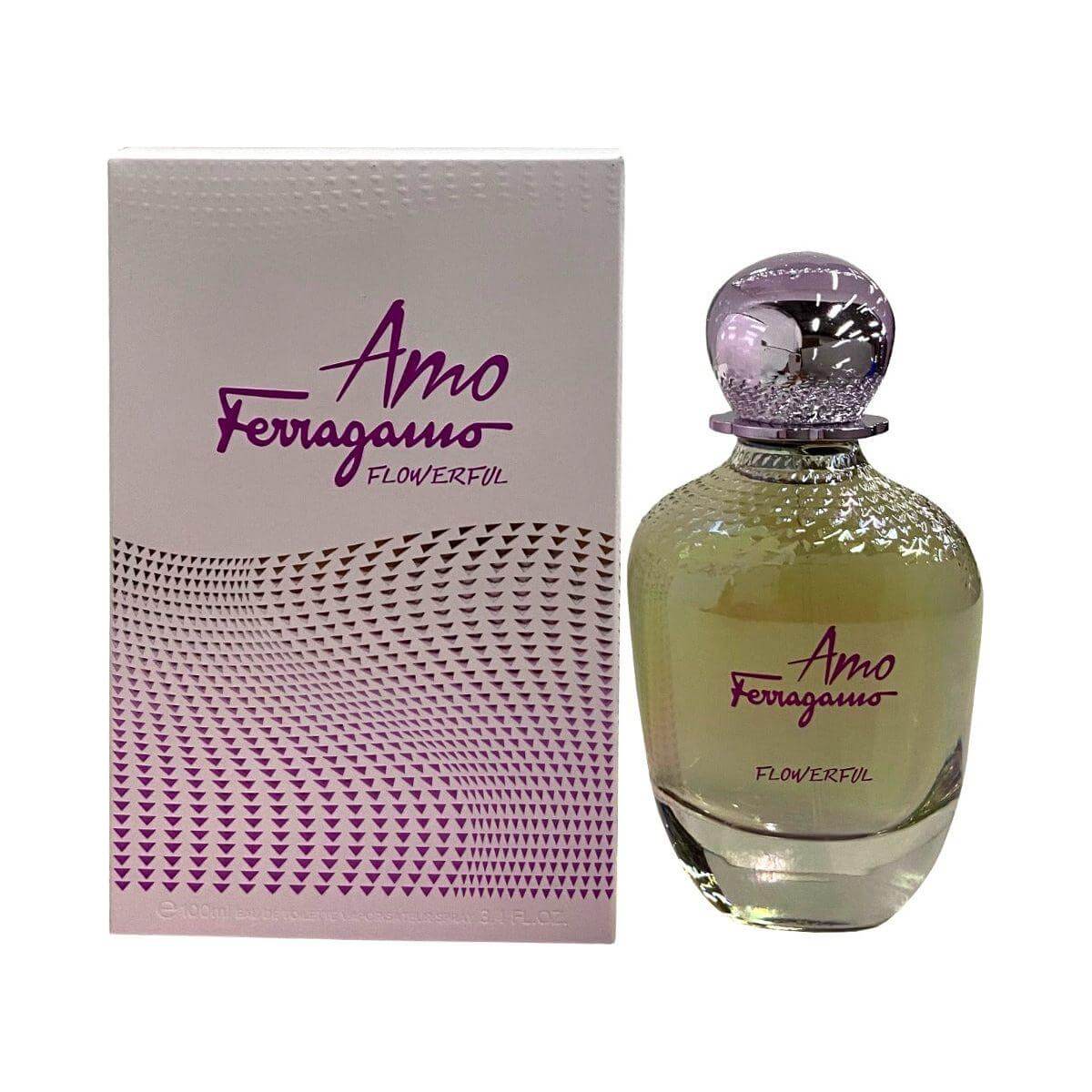 Amo Ferragamo Flowerful by Salvatore Ferragamo her EDT 3.3 / 3.4 oz Ne