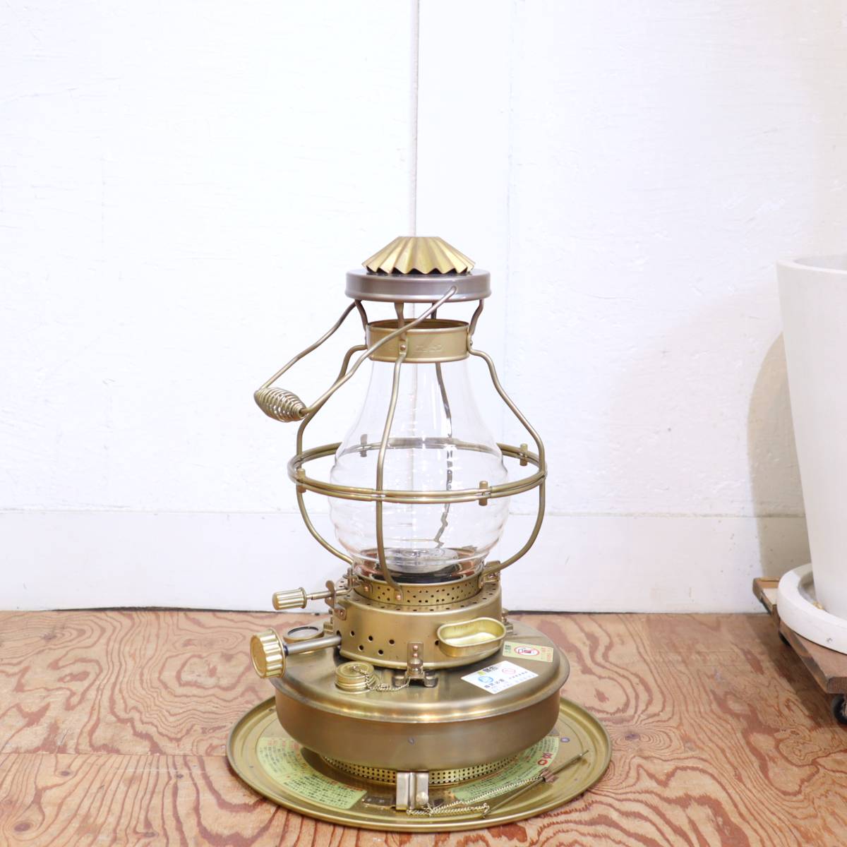 ニッセン灯油ストーブBS-3Bストーブガード付日本船燈レトロ