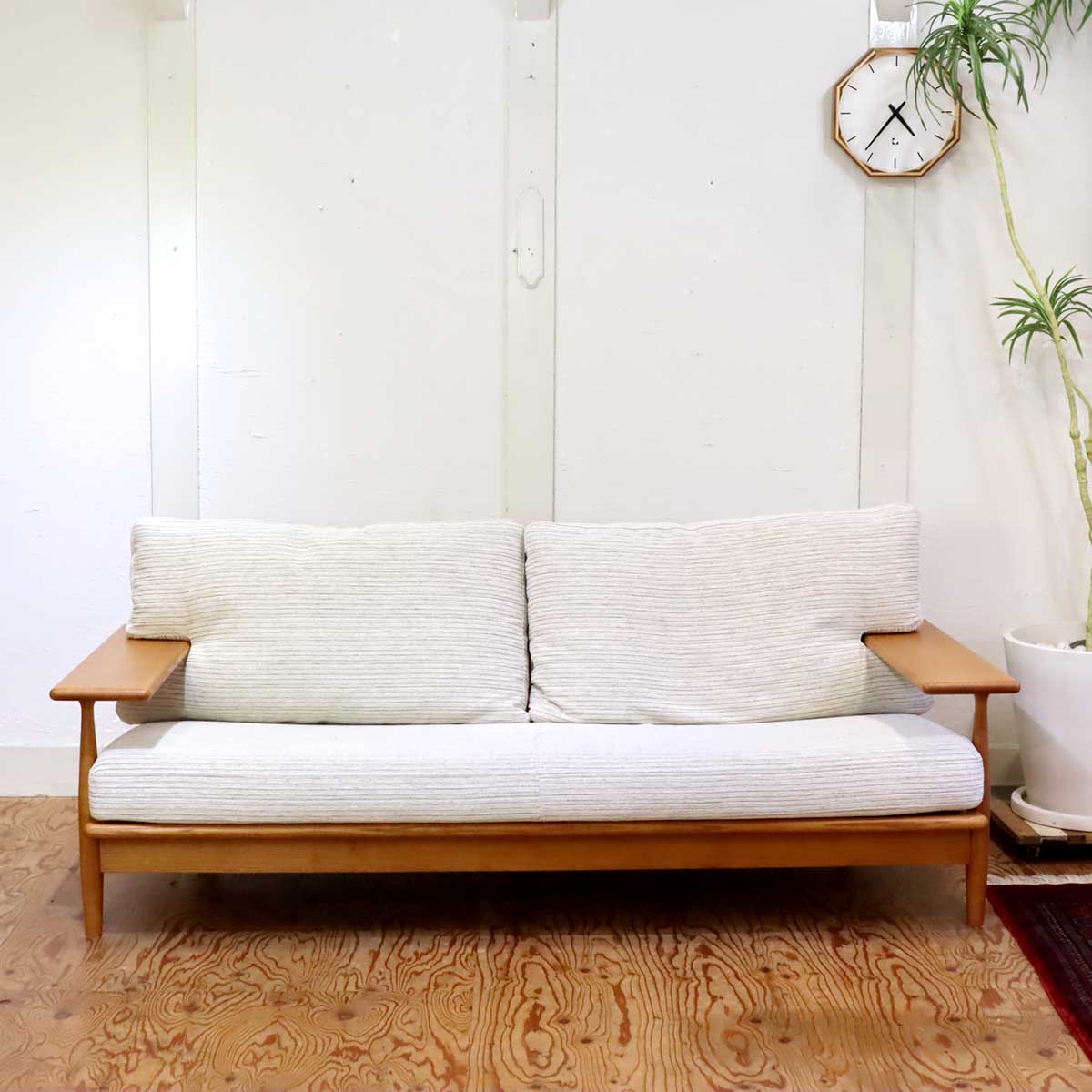 飛騨家具 KASHIWA 柏木工 シビル CIVIL 3Pソファ 3人掛けソファ 国産