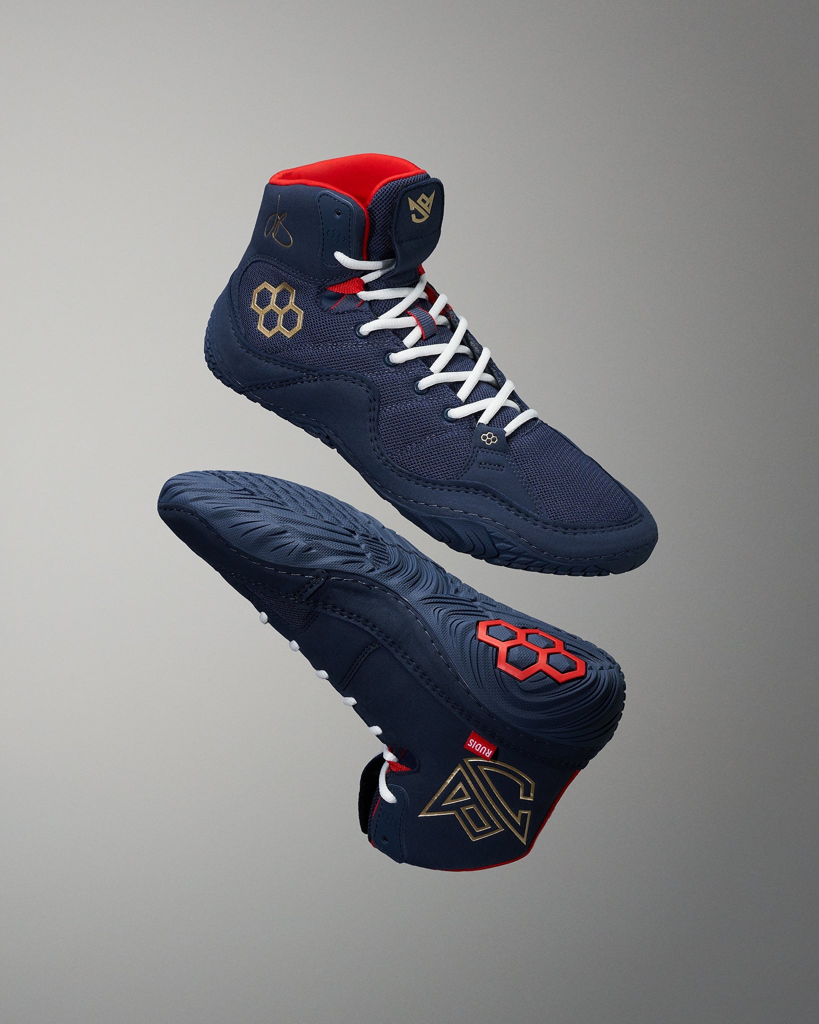 RUDIS JB1 Adult Wrestling Shoes - Navy: Step Into Greatness | RUDIS