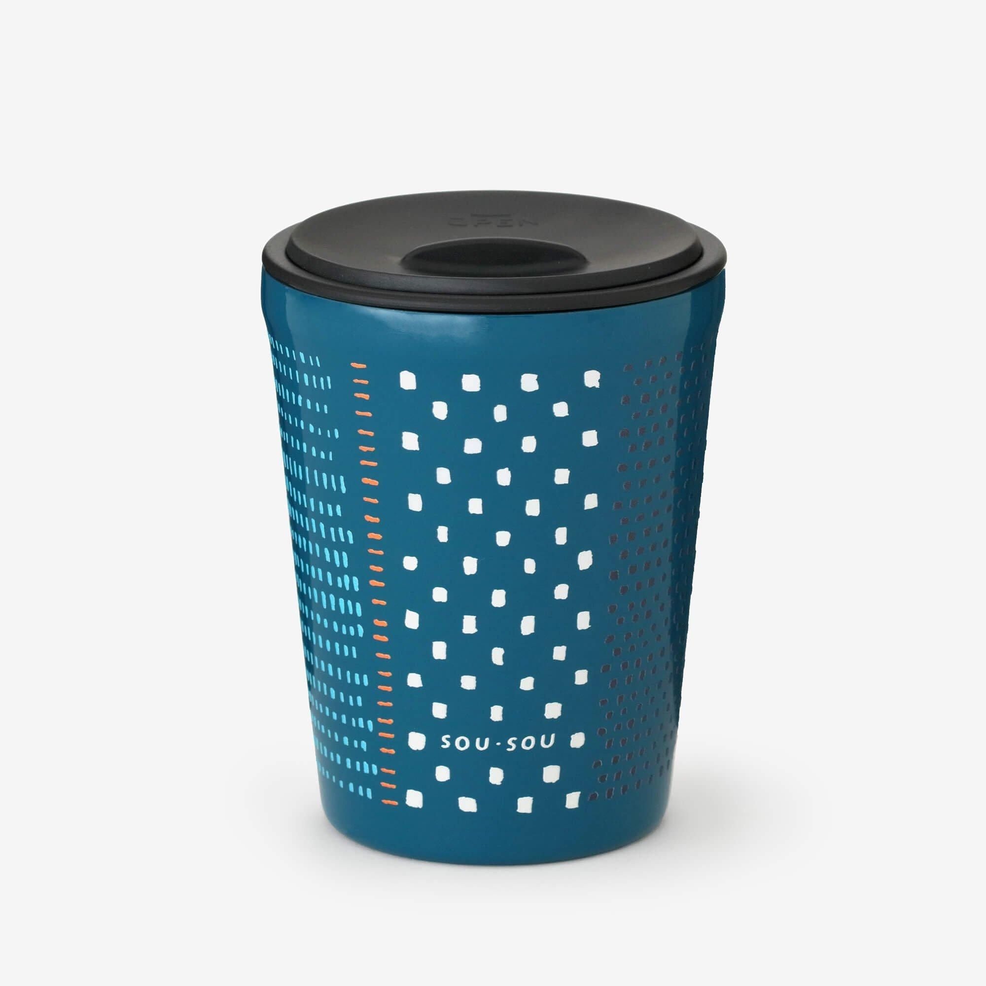 蓋付きタンブラー／霰縞（あられじま）