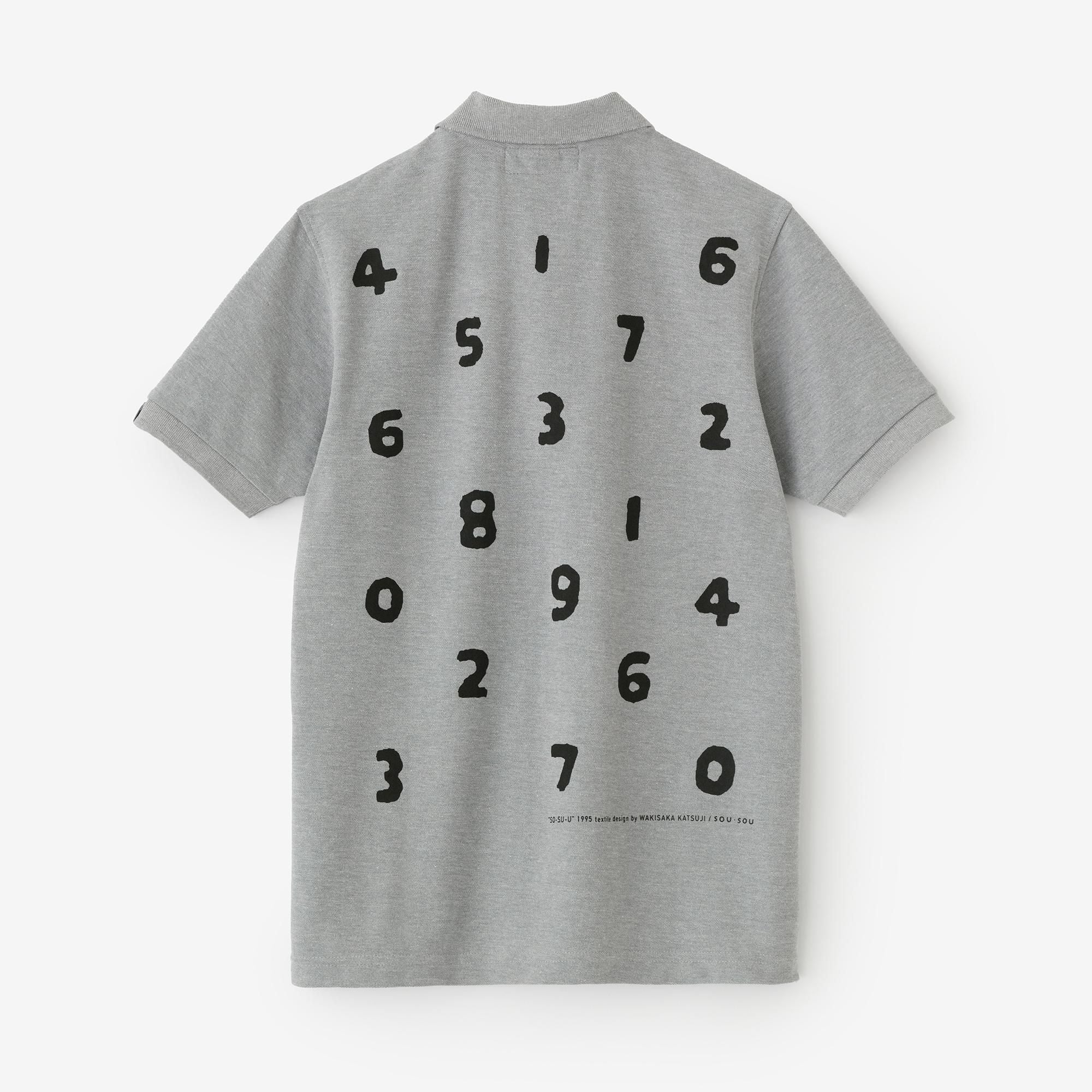 SO-SU-U 半袖ポロシャツ／ヘザーグレー