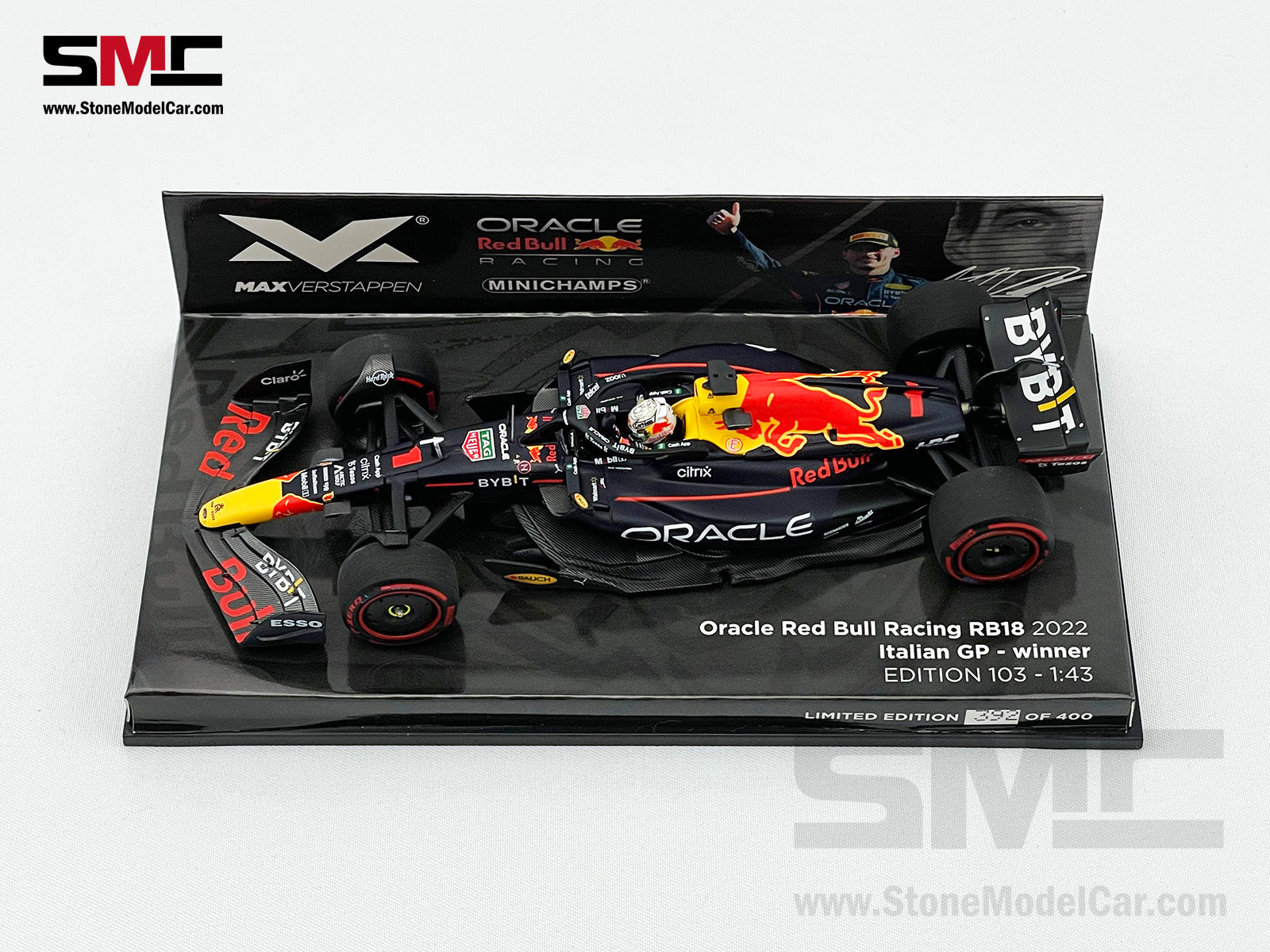 2022 F1 World Champion #1 Max Verstappen Red Bull RB18 Italy Monza