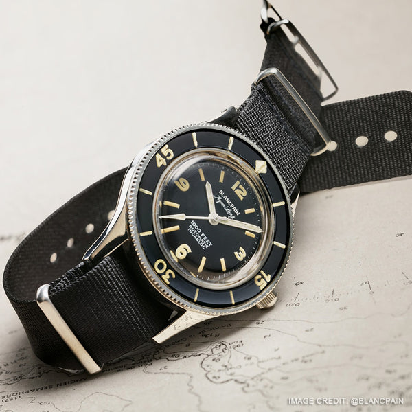 Seventy Years of Diving Legend: Blancpain Fifty Fathoms | Strapcode