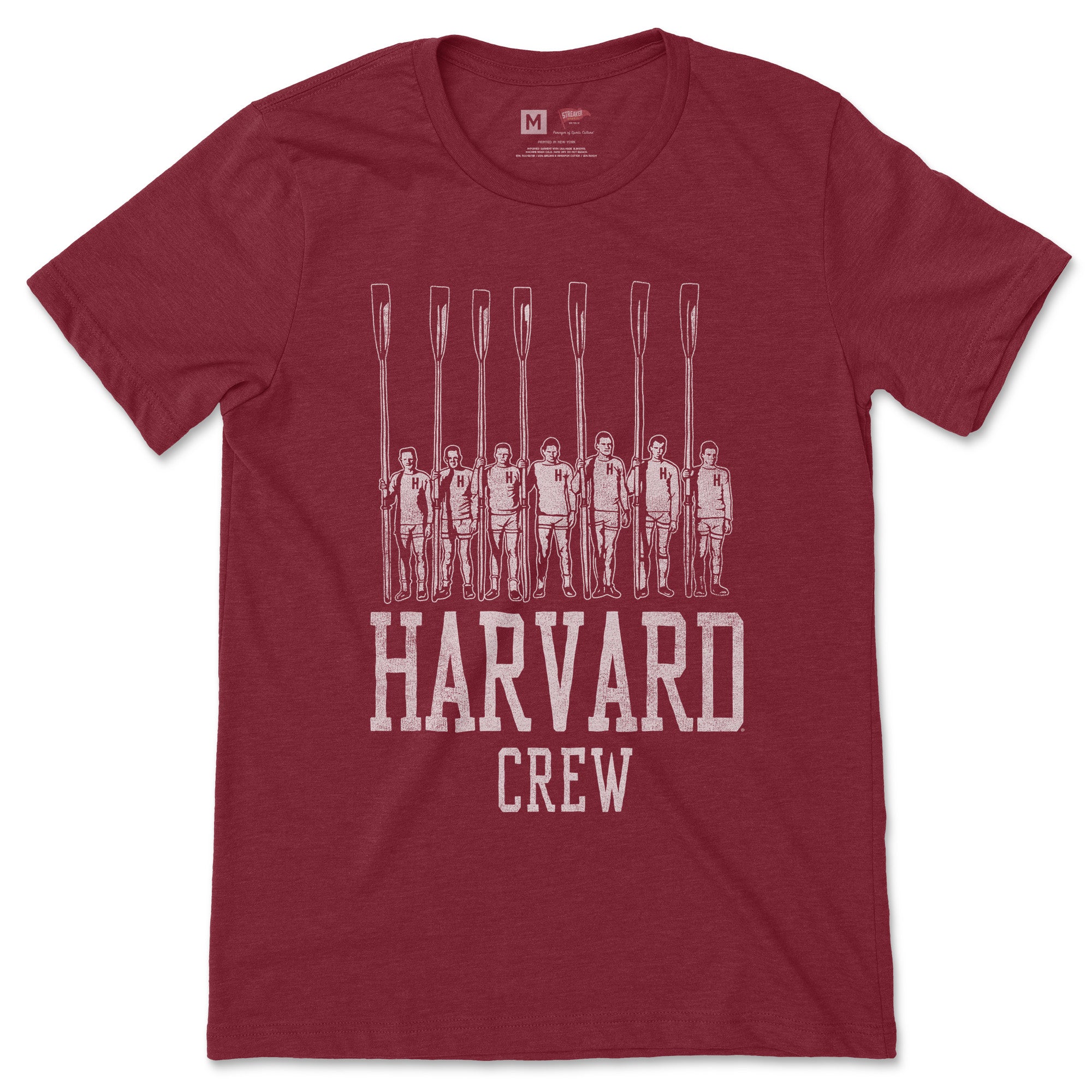 Streaker Sports Harvard Vintage Crew Tee | Heritage Distressed