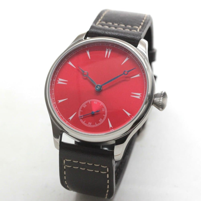 正美堂オリジナルウォッチ/赤文字盤/スイス製オールドムーブメント使用