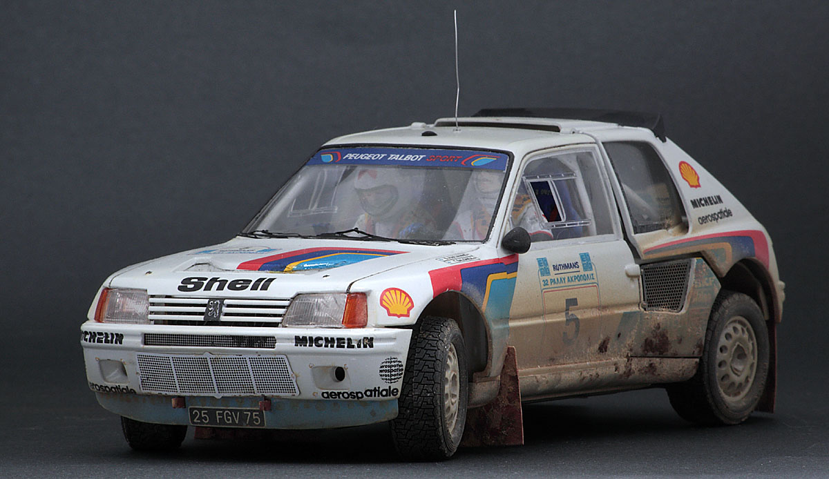 タミヤ プジョー205 ターボ16 1/24