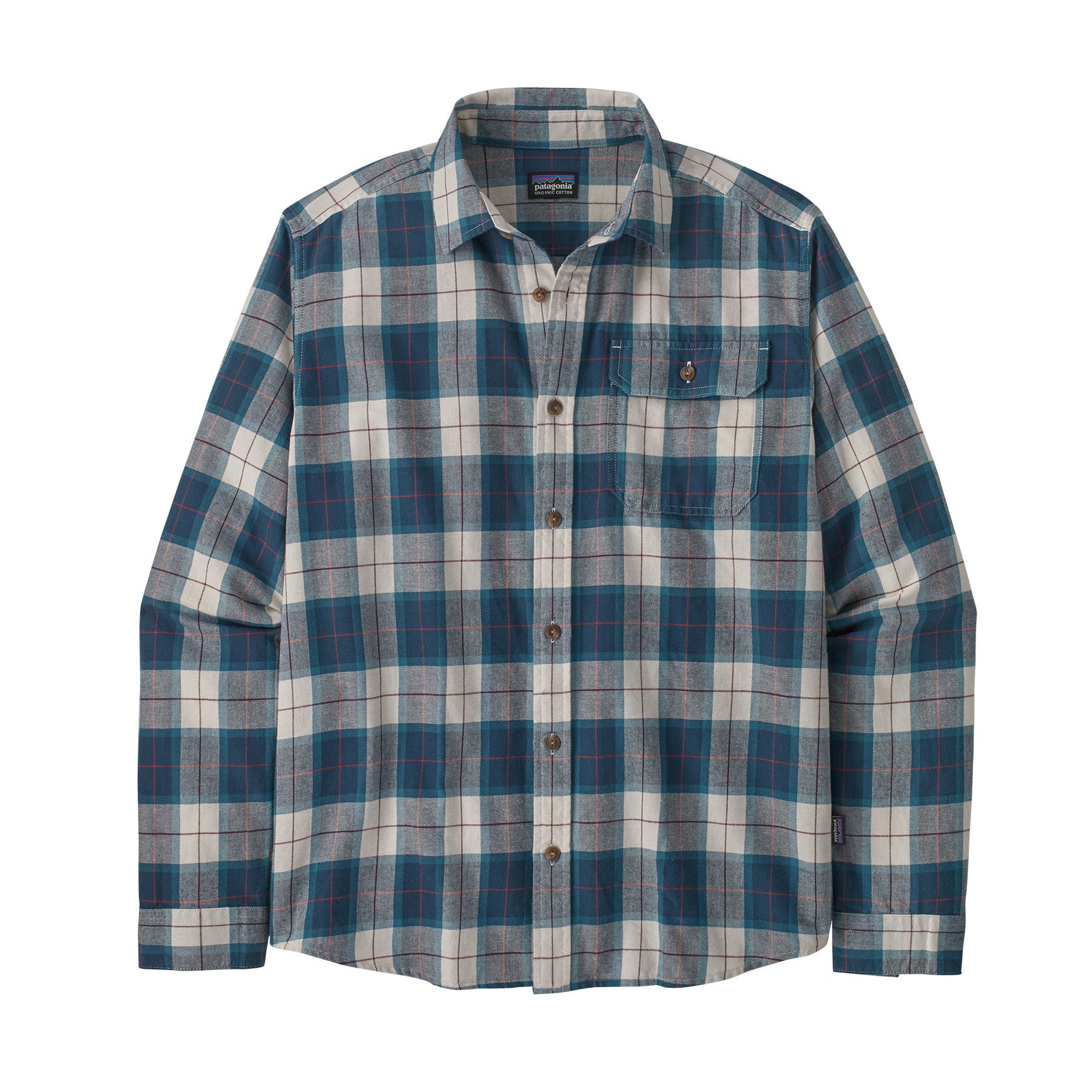 Men's Long-Sleeved Cotton in Conversion Lightweight Fjord Flannel