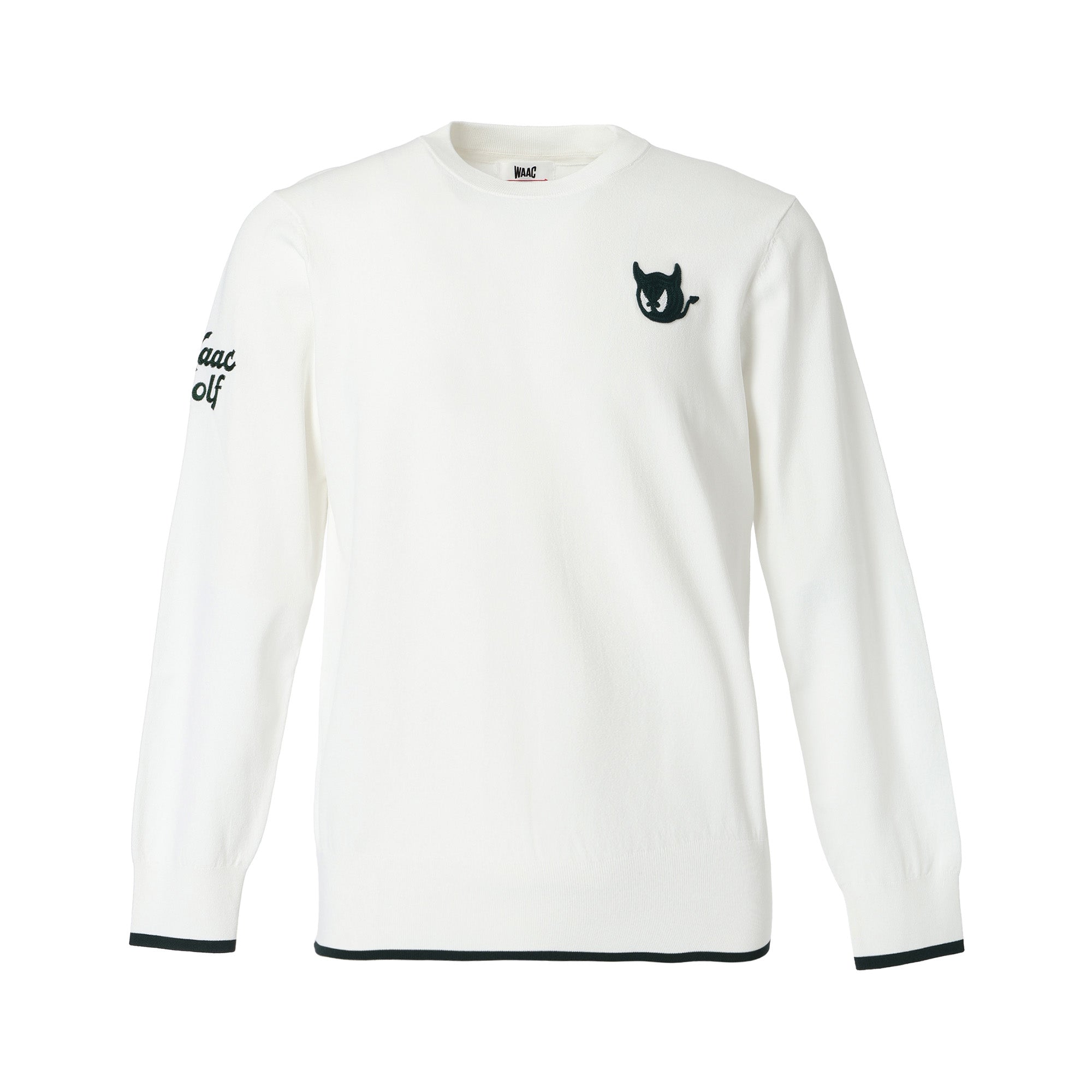 MEN シーズナルニットプルオーバー ホワイト