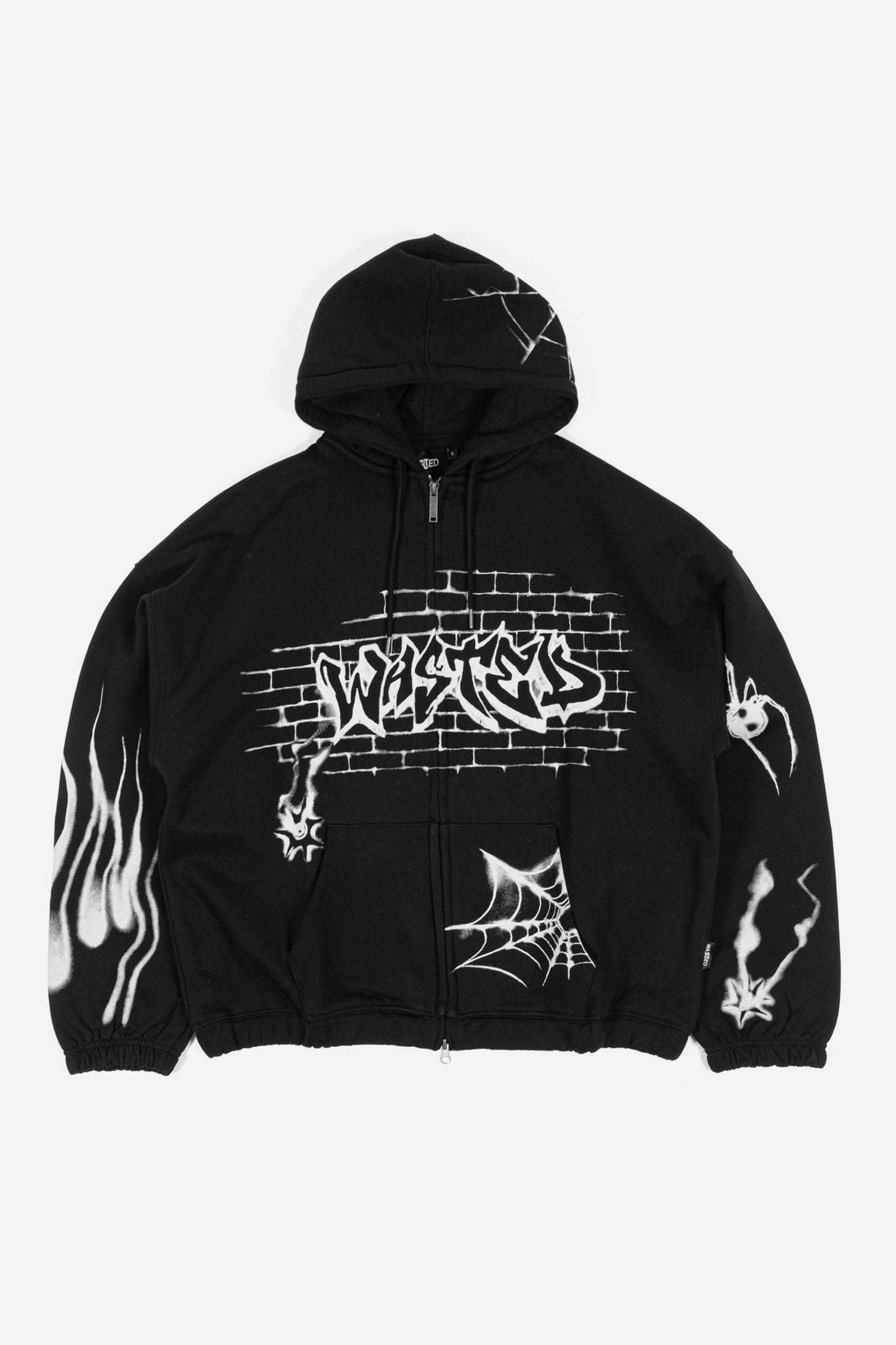 ATM Boxy Zip Hoodie – WASTED PARIS