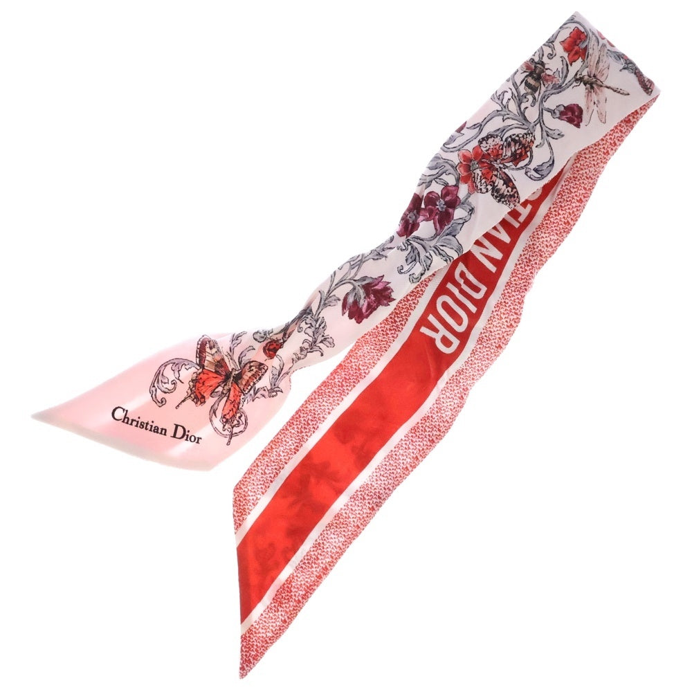 Christian Dior(クリスチャンディオール) ミッツァ 蝶柄 シルク