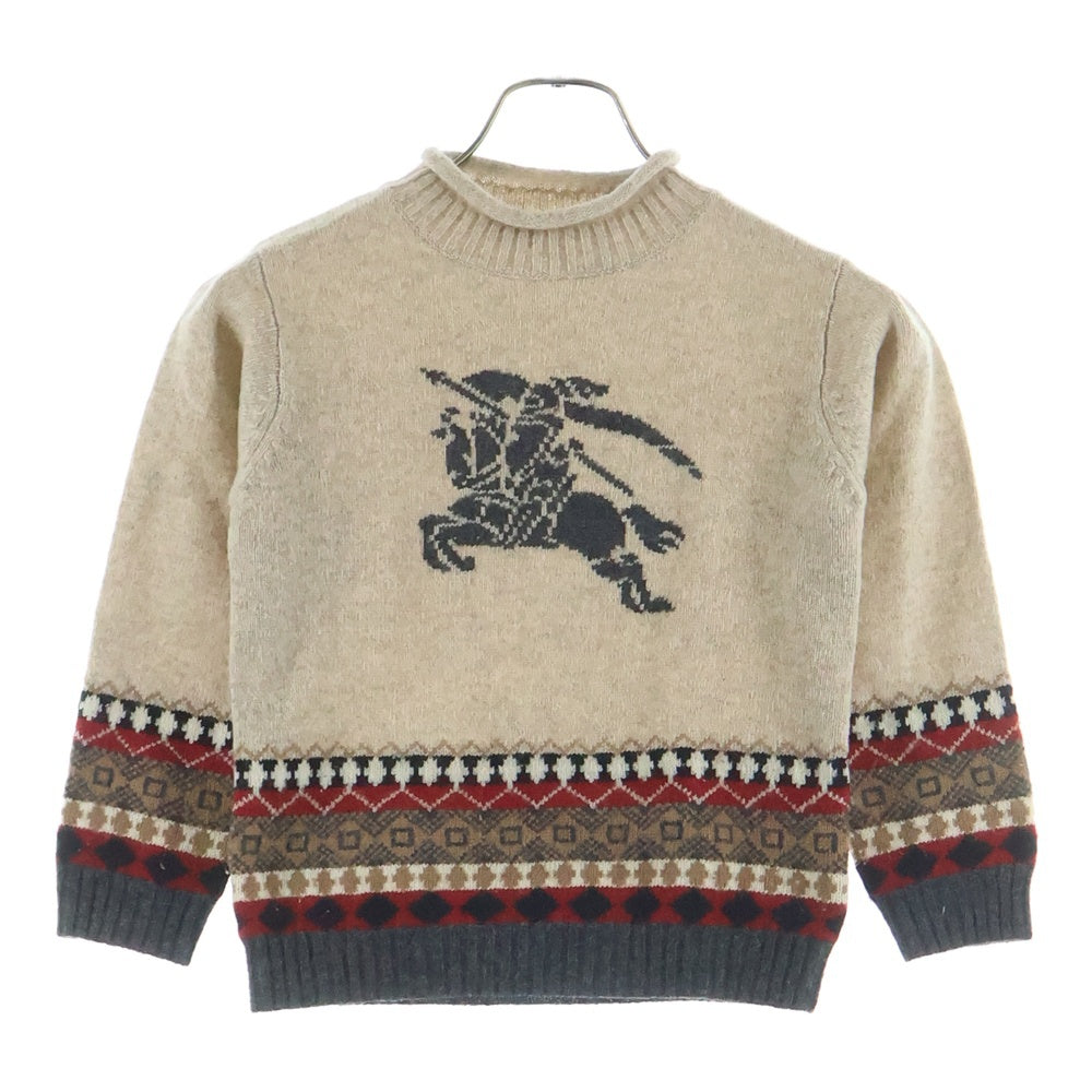 BURBERRY(バーバリー) ウール ニット セーター ベージュ キッズ BB802