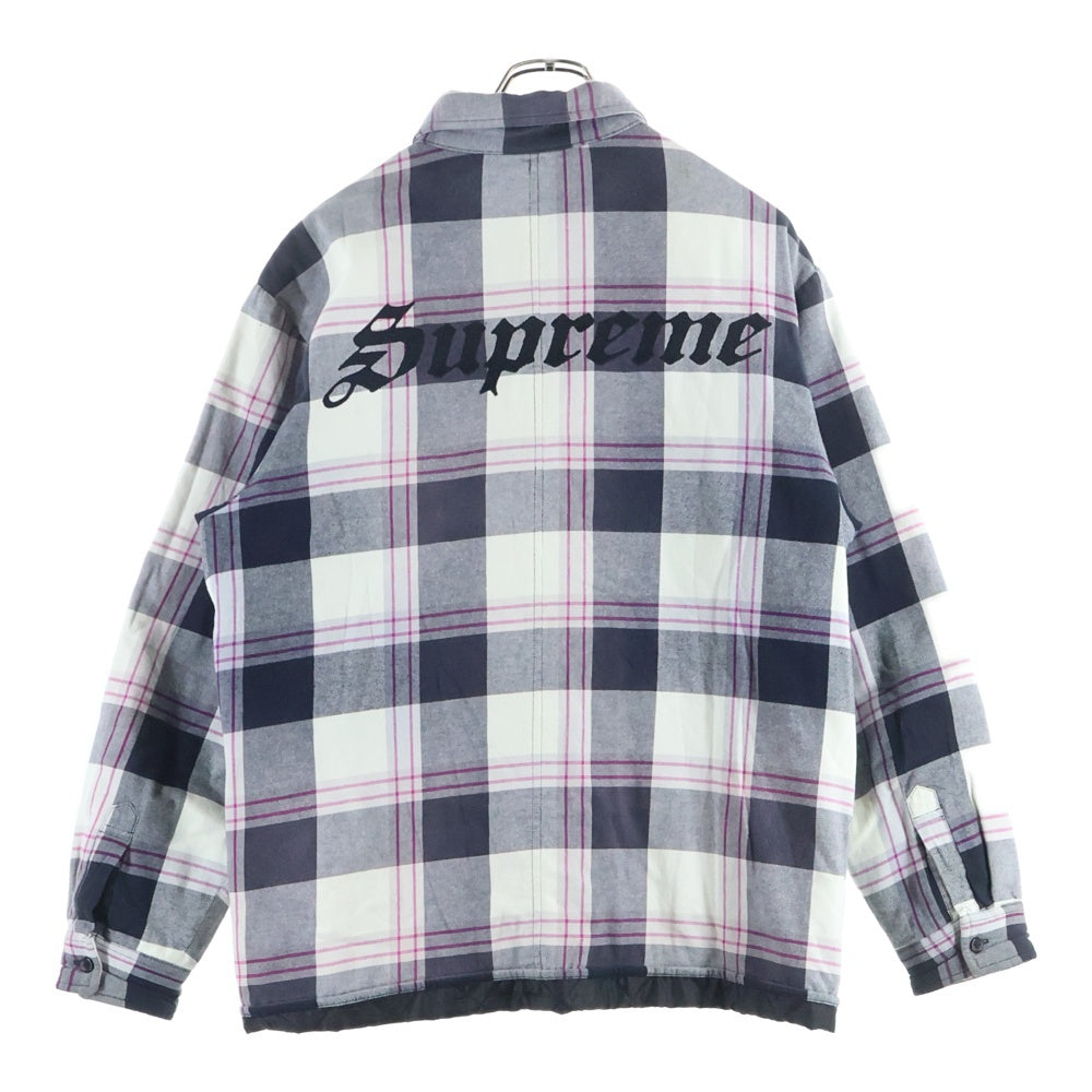 SUPREME(シュプリーム) 20AW Quilted Flannel Shirt キルテッド