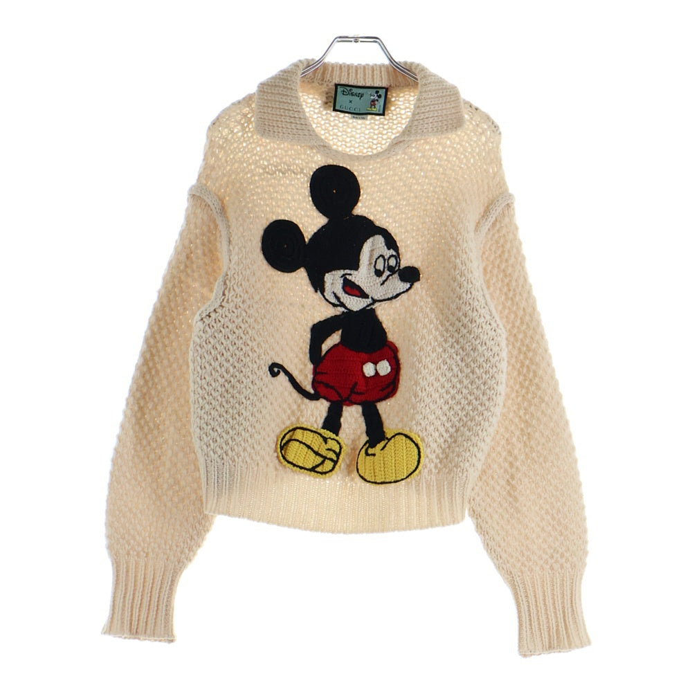 GUCCI(グッチ) ×Disney Embroidered Mickey Mouse Sweater ディズニー