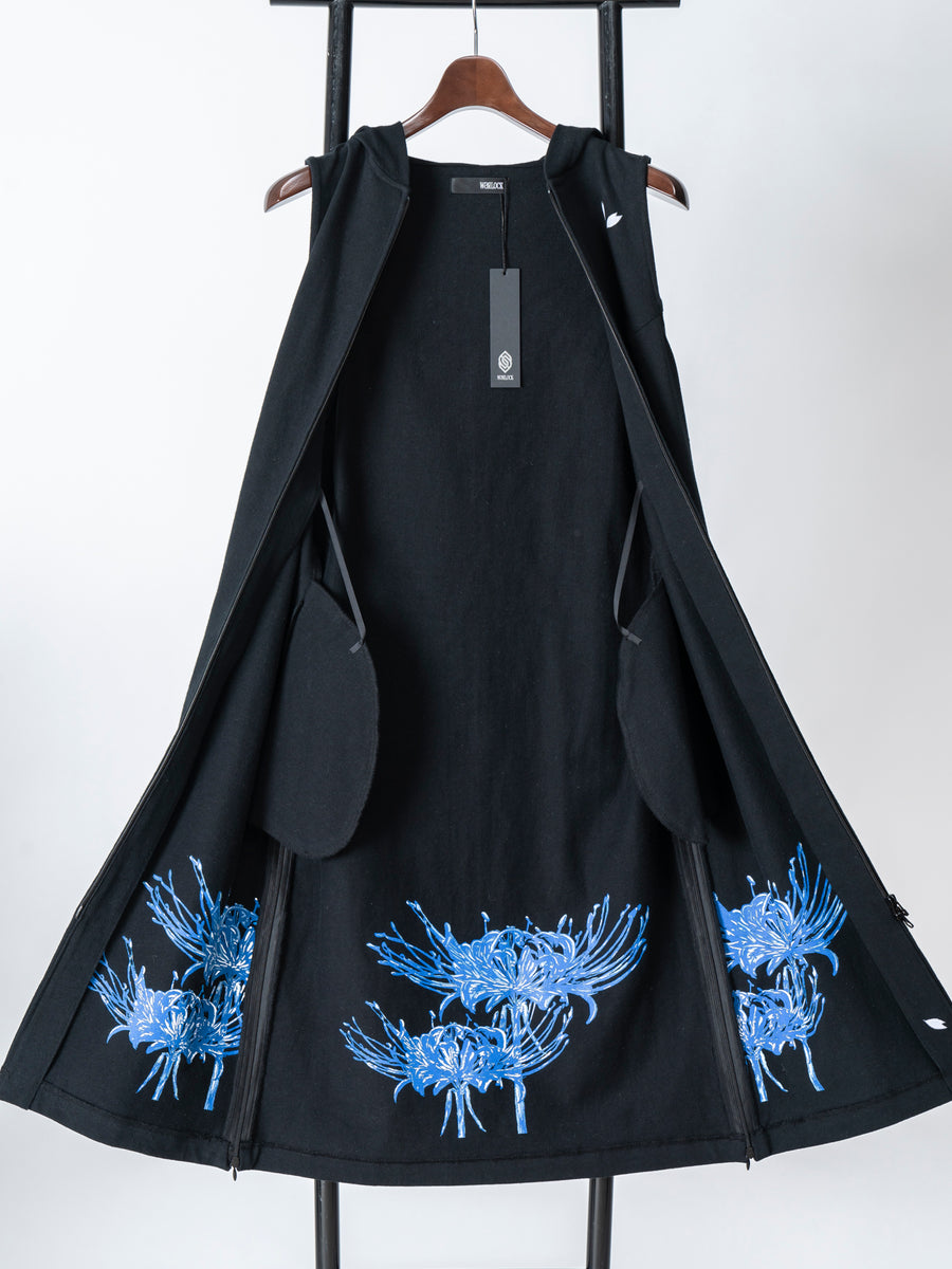 袖無しパーカー(彼岸花青) – WaRLOCK