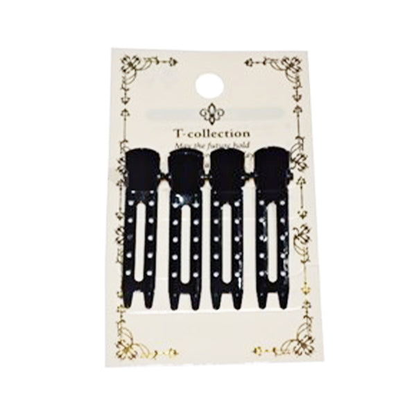 まとめ買い】ヘアクリップ ブラック ヘアピン 髪留め 4P/HP-365 0533