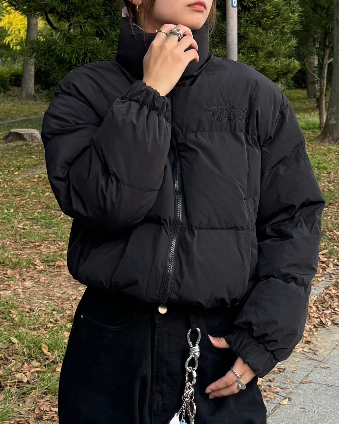 即納】リバーシブルショート丈チェックダウン K0125 – YOLO（ヨロ