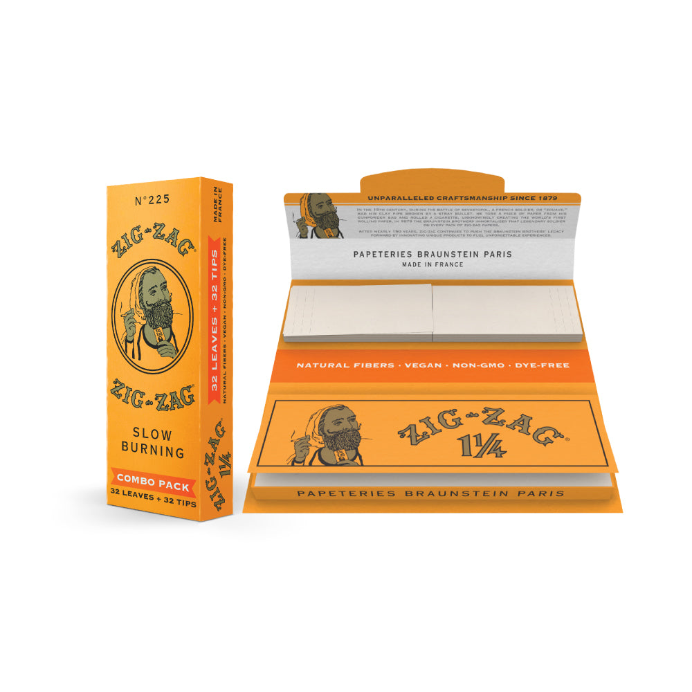 Zig-Zag Combo Pack 1 1/4 Orange Carton | Zig-Zag