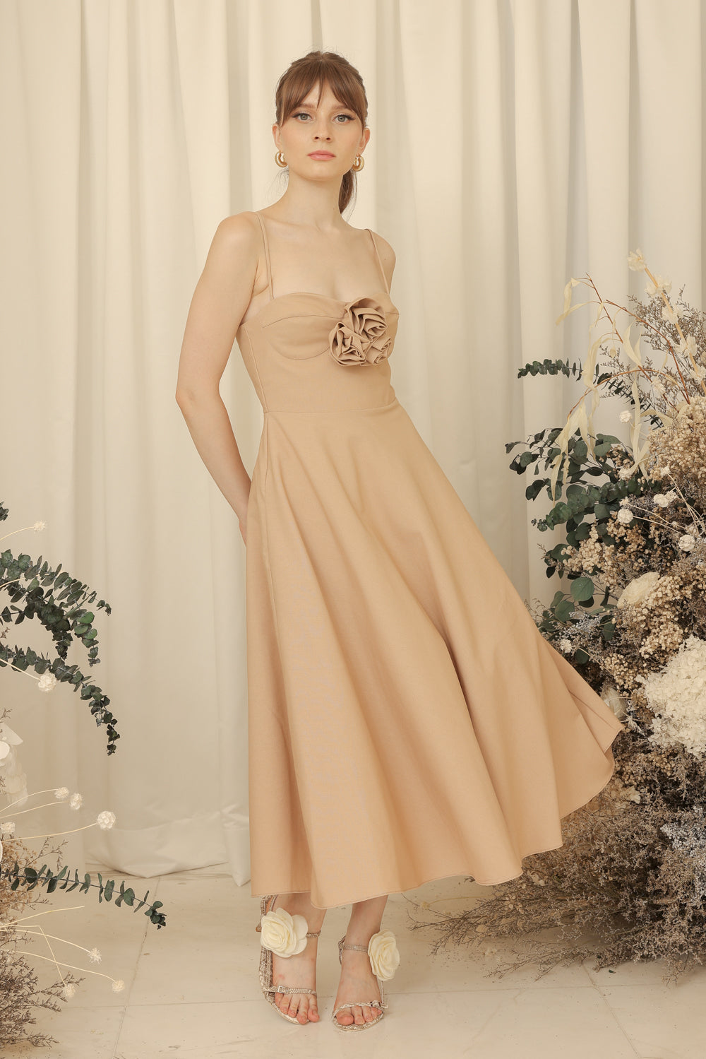 AND MARY Betty layered check dress andmary Betty layered check