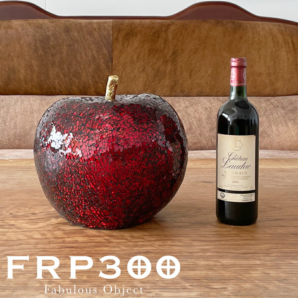 毒リンゴ アートオブジェ 小 プレゼント りんご 店舗 置物 FRP300