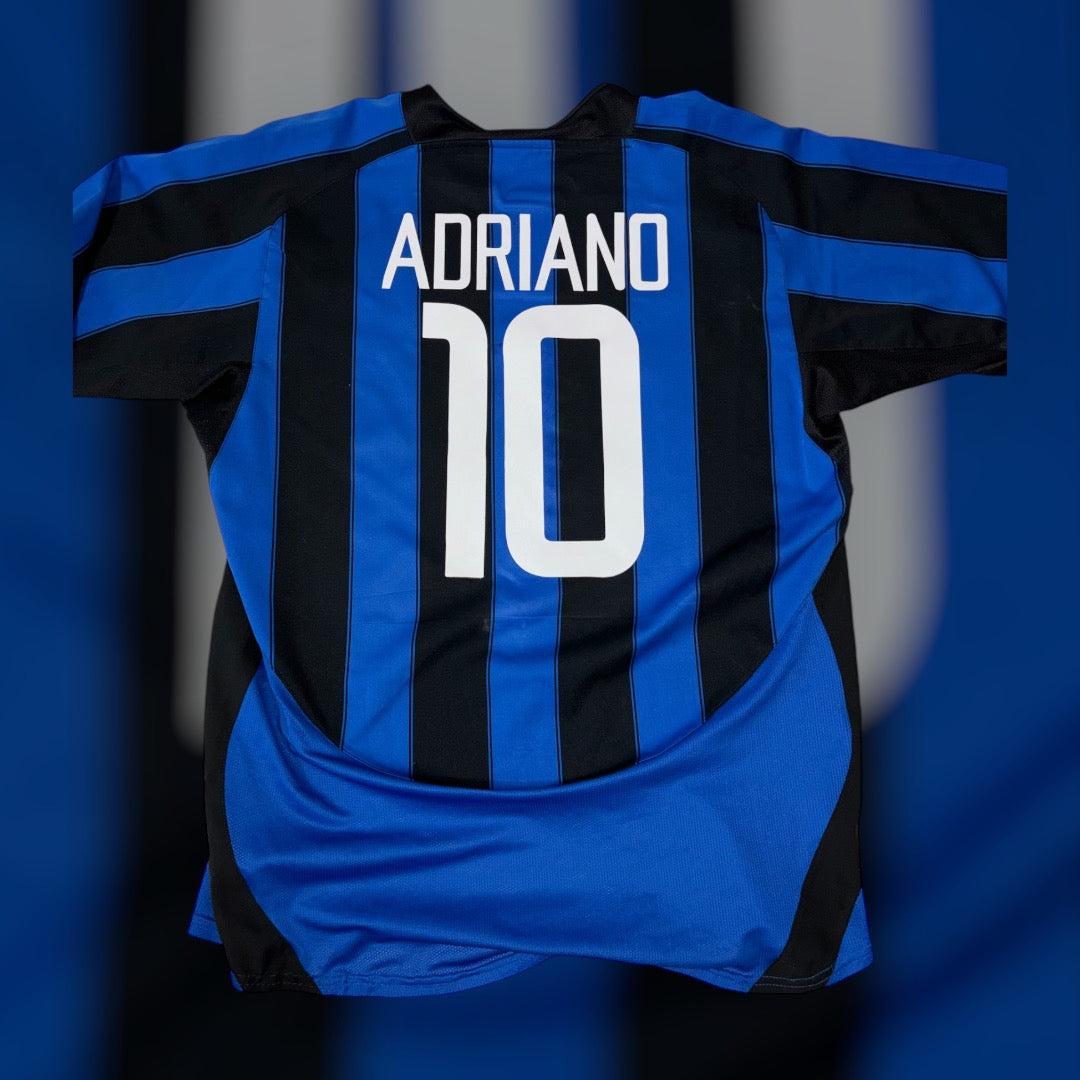 Adriano #10 2004 Adriano Inter Milan Jersey (Medium) – 3PM