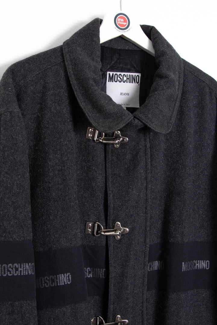 Moschino Wool Fireman Clasp Quilted Jacket (L) – 97th Vintage