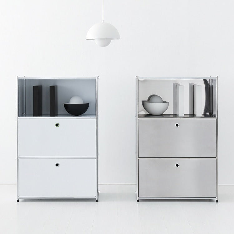 SIMPLIE モジュール3段キャビネット｜BC262 ステンレス – 1acspaces