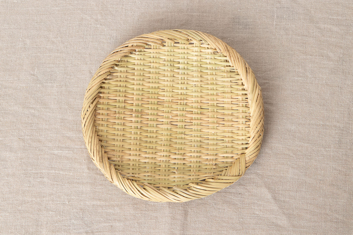 盛り付けに便利なすず竹のざる – 市川籠店 | 1basketry