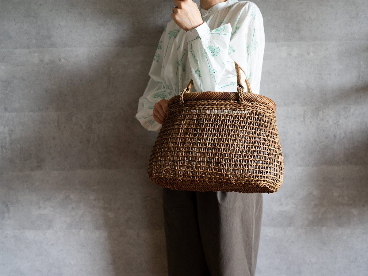 特製あけび蔓のすかし編み手提げ｜市川籠店 – 市川籠店 | 1basketry