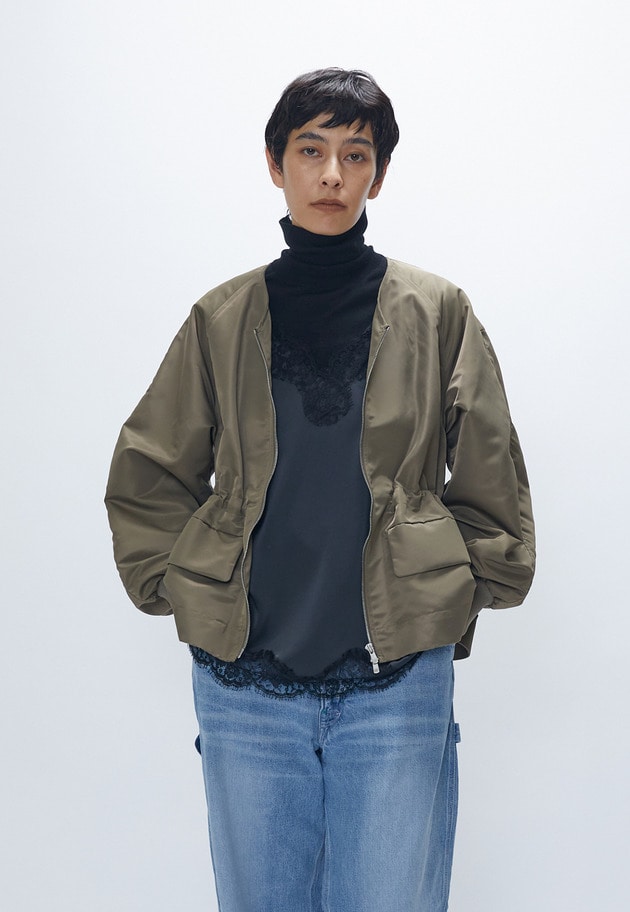 ナイロンサテンブルゾン】｜1er Arrondissement（プルミエ アロン