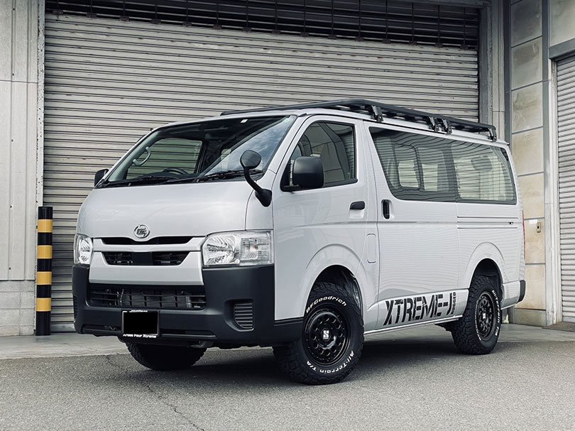 ハイエース用 XTREME-J ラギッド 16インチホイール＆タイヤセットを