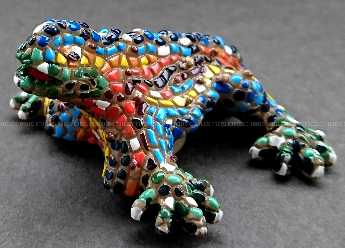 グエル公園 ドラゴン モザイク マグネット付オブジェ ガウディ