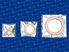 銅ガスケット(真空アルミパック)｜真空部品のティサポート