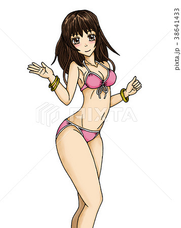 ビキニの女性のイラスト素材 [38641433] - PIXTA