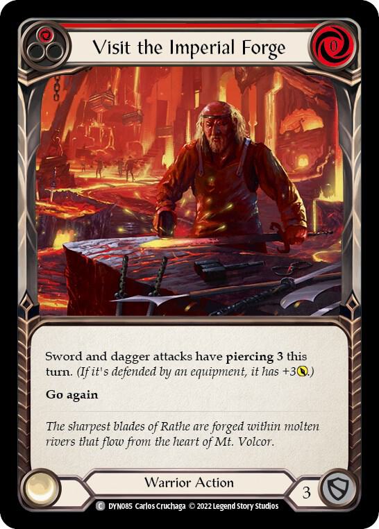 Visit the Imperial Forge (Red) - Dynasty - Flesh and Blood TCG