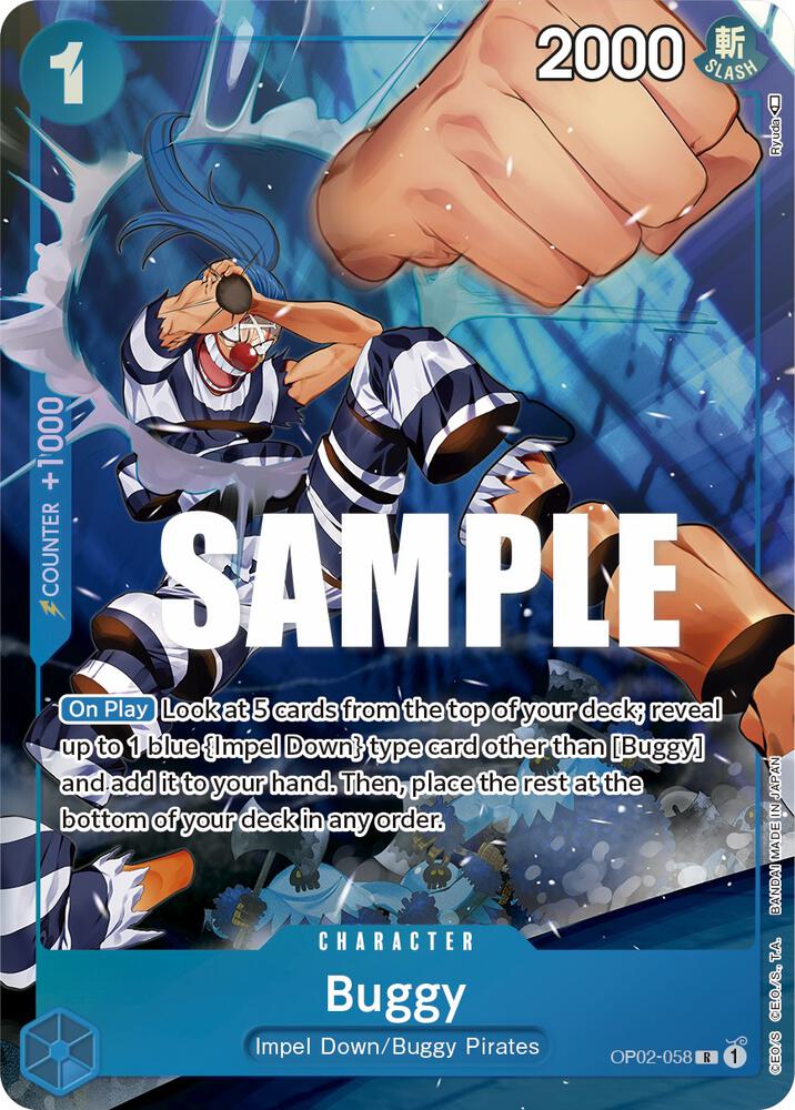 Buggy (Alternate Art) - Paramount War - One Piece Card Game