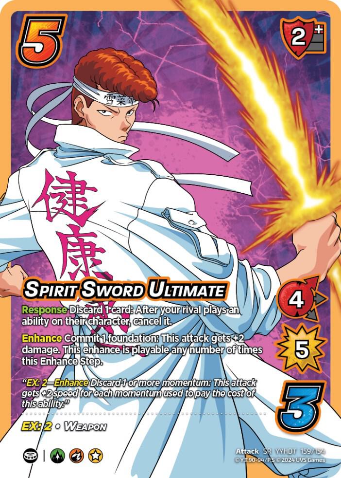 Spirit Sword Ultimate - Yu Yu Hakusho: Dark Tournament - UniVersus