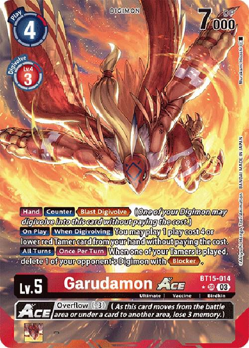 Garudamon ACE (Alternate Art) - Exceed Apocalypse - Digimon Card