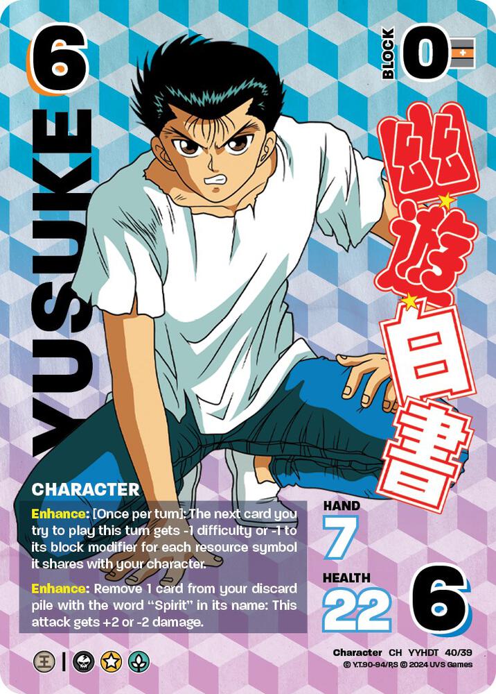 Yusuke (Time Shifted) - Yu Yu Hakusho: Dark Tournament - UniVersus
