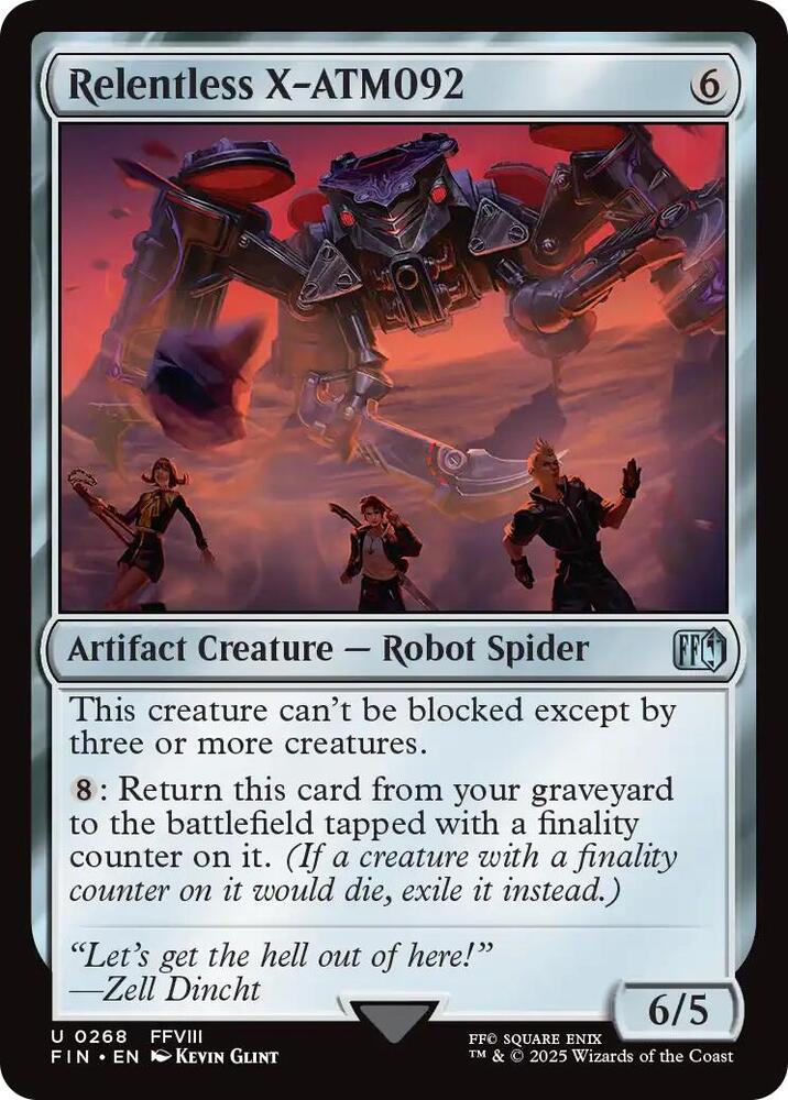 Relentless X-ATM092 - FINAL FANTASY - Magic: The Gathering