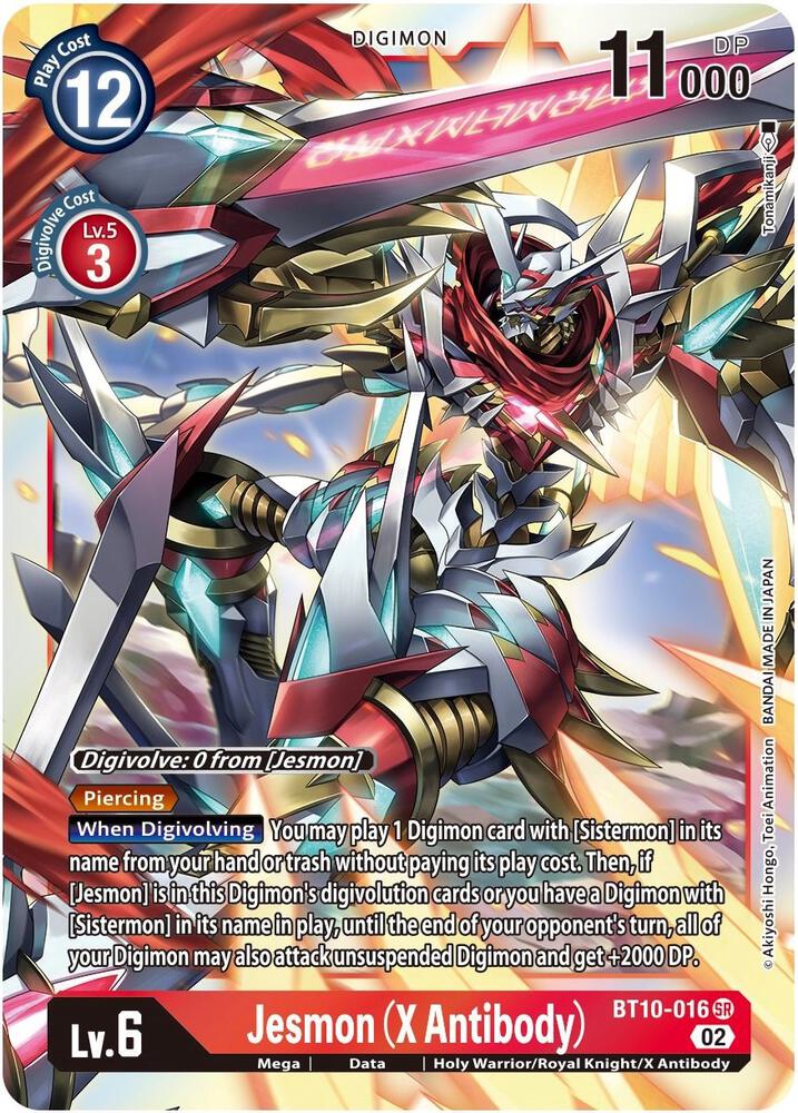 Jesmon (X Antibody) - Xros Encounter - Digimon Card Game