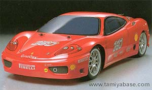 TAMIYA 58289 1/10 R/C Racing Car FERRARI 360 MODENA CHALLENGE (TL