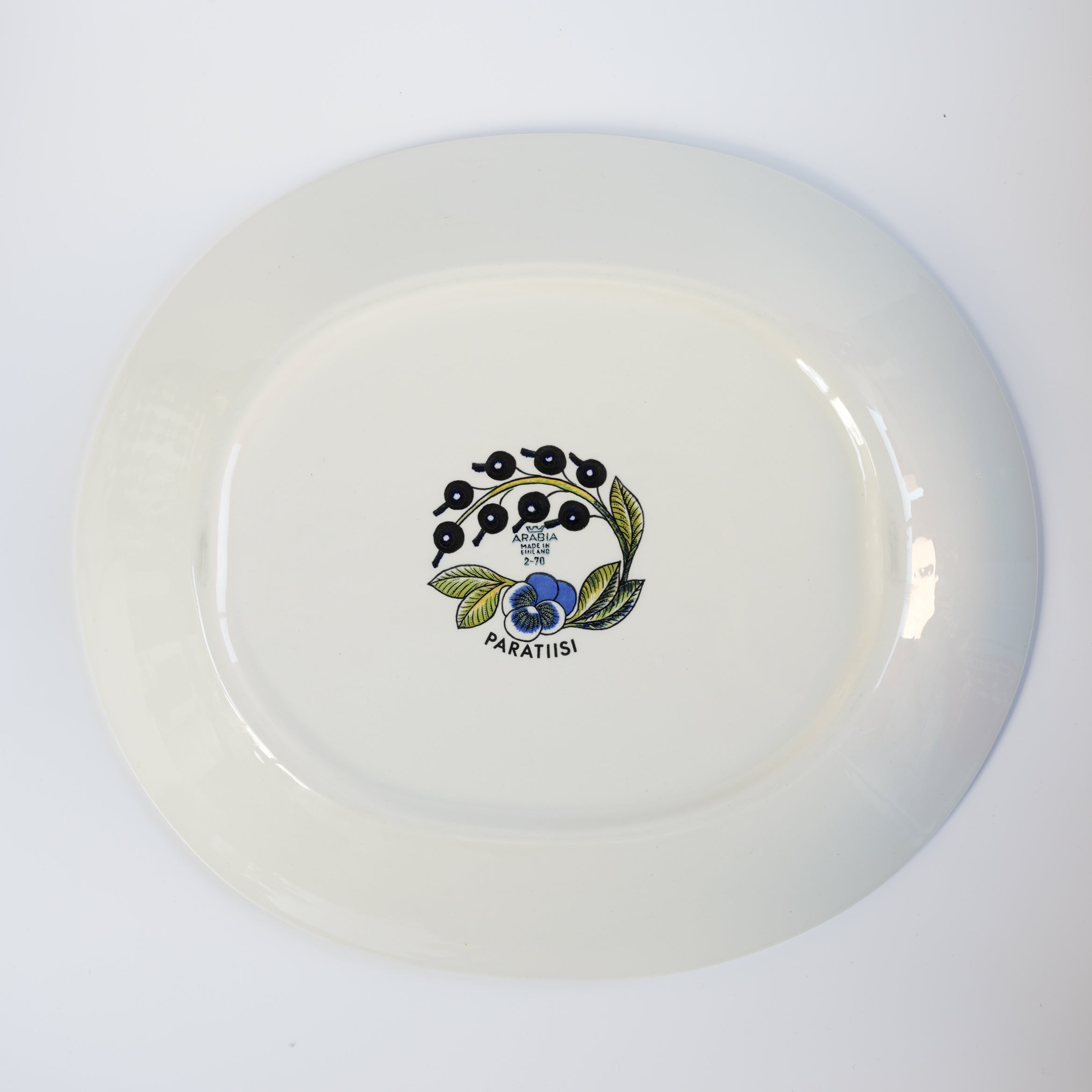 希少【ヴィオラロゴ】 ARABIA（アラビア）パラティッシ 特大オーバル