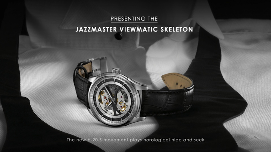 安心なハミルトン ジャズマスタービューマチック スケルトン ジェント