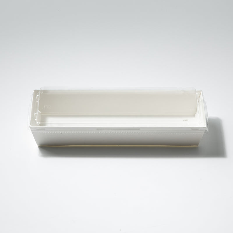 TAKE PACK】クラフトトレイ ロータイプ ロング ホワイト