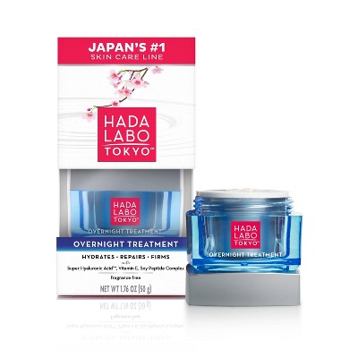 Hada Labo Tokyo Anti-Aging Overnight Treatment, Hyaluronic Acid