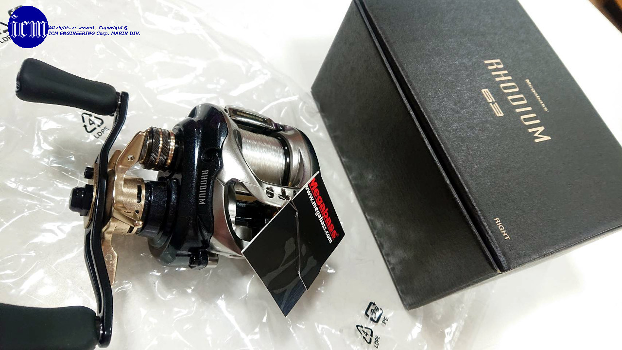 Megabass REEL RHODIUM 63 / GAUS30X: ICMルアーフィッシングクラブ